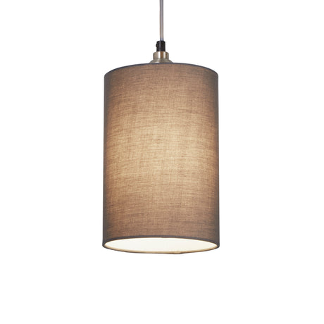 Clyde Cylinder Shade 16cm - Charcoal