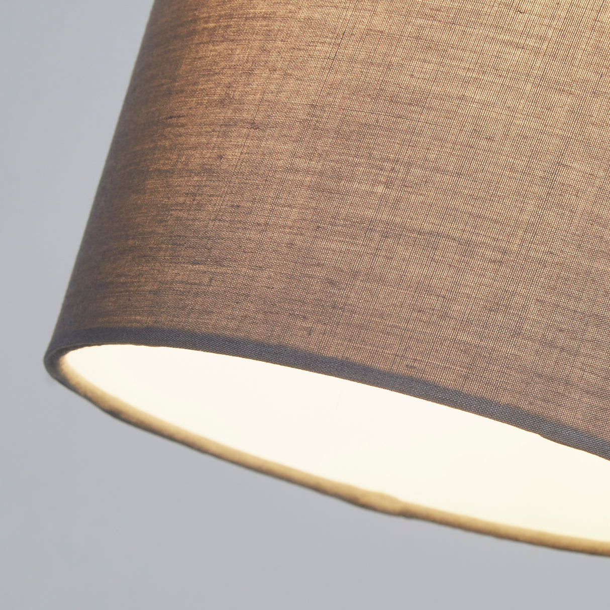 Searchlight Electric Clyde Cylinder Shade 16cm - Charcoal SO701898