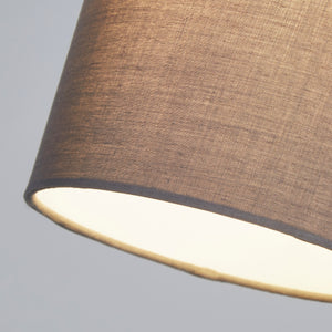 Searchlight Electric Clyde Cylinder Shade 16cm - Charcoal SO701898
