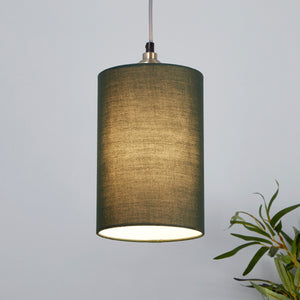Searchlight Electric Clyde Cylinder Shade 16cm - Emerald SO701899