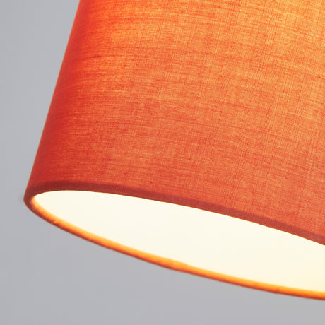 Searchlight Electric Clyde Cylinder Shade 16cm - Terracotta SO701900