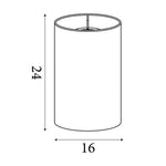 Searchlight Electric Clyde Cylinder Shade 16cm - Terracotta SO701900