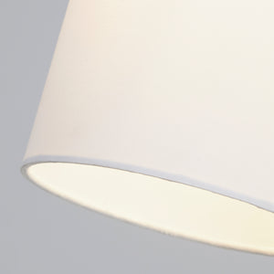 Searchlight Electric Clyde Cylinder Shade 16cm - White SO701901