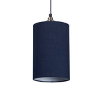 Searchlight Electric Clyde Cylinder Shade 16cm - Navy SO701902