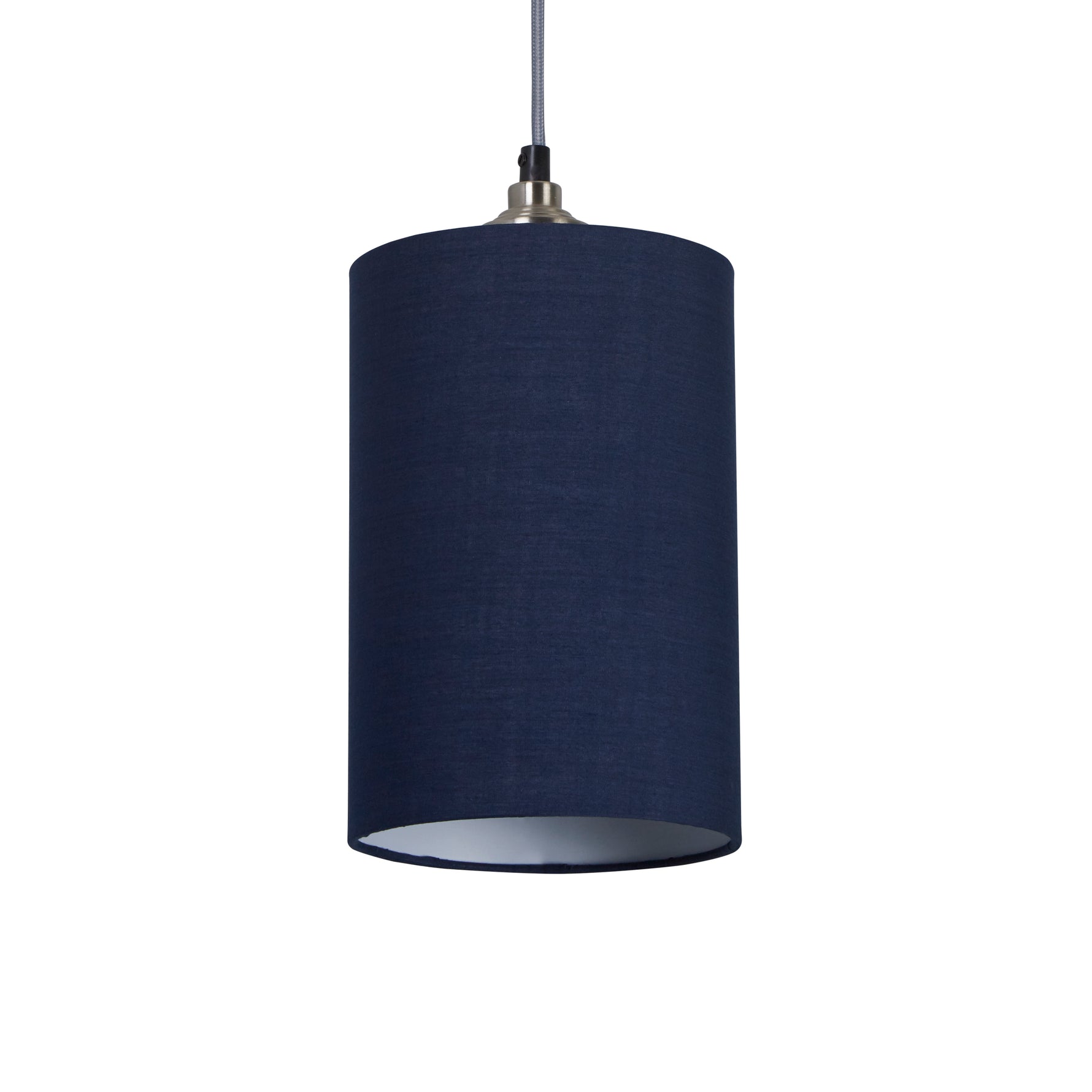 Searchlight Electric Clyde Cylinder Shade 16cm - Navy SO701902