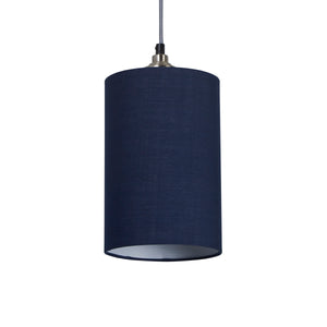 Searchlight Electric Clyde Cylinder Shade 16cm - Navy SO701902