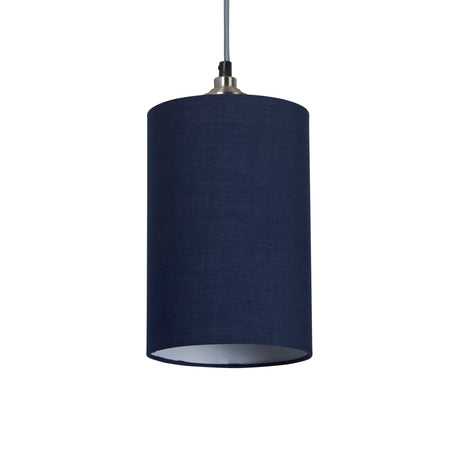 Searchlight Electric Clyde Cylinder Shade 16cm - Navy SO701902