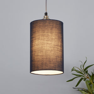 Searchlight Electric Clyde Cylinder Shade 16cm - Navy SO701902
