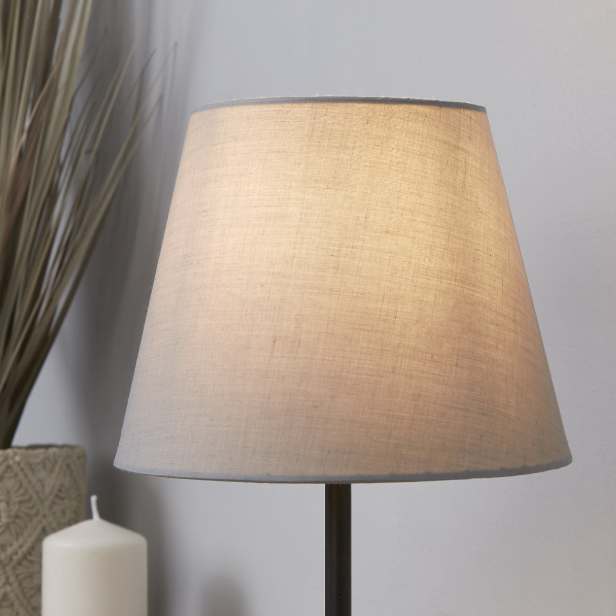 Searchlight Electric Clyde Tapered Shade 20cm - Light Grey SO701903