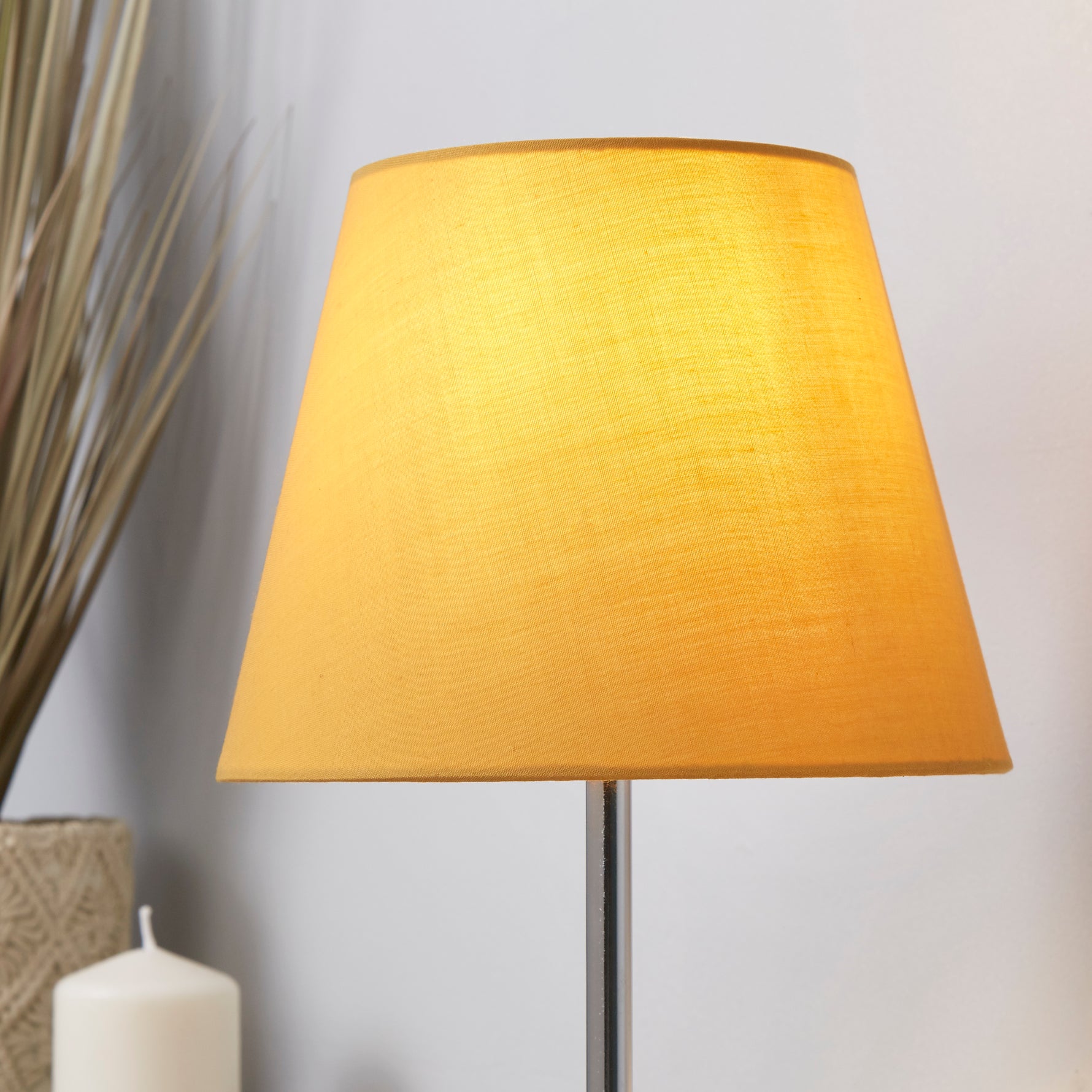 Searchlight Electric Clyde Tapered Shade 20cm - Ochre SO701907