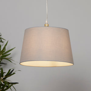 Searchlight Electric Clyde Tapered Shade 30cm - Light Grey SO701909