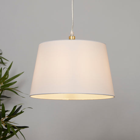 Searchlight Electric Clyde Tapered Shade 30cm - White SO701912