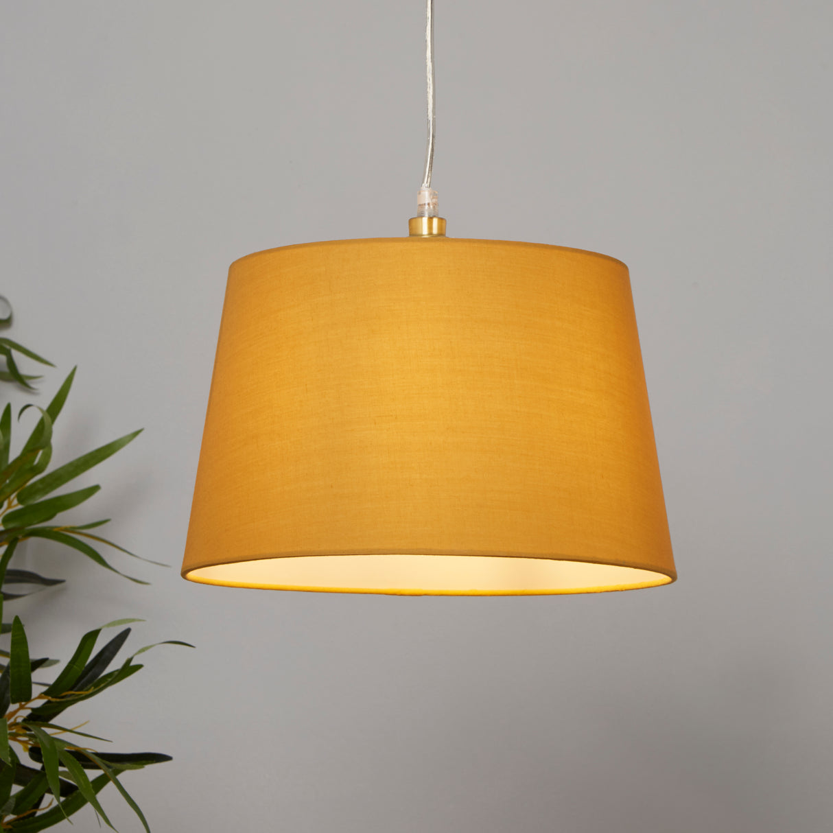Searchlight Electric Clyde Tapered Shade 30cm - Ochre SO701913
