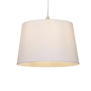 TC TAPERED SHADE 40CM WHITE