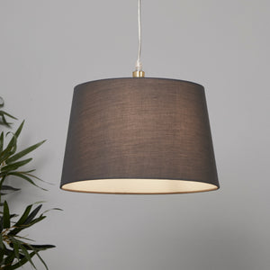 Searchlight Electric Clyde Tapered Shade 30cm - Charcoal SO701916