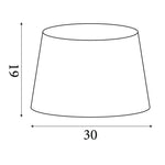 Searchlight Electric Clyde Tapered Shade 30cm - Charcoal SO701916