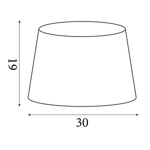 Searchlight Electric Clyde Tapered Shade 30cm - Charcoal SO701916