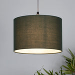 Searchlight Electric Clyde Drum Shade 30cm - Emerald SO701917