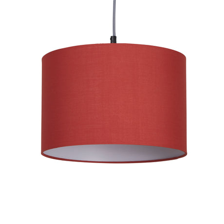 Searchlight Electric Clyde Drum Shade 30cm - Terracotta SO701918