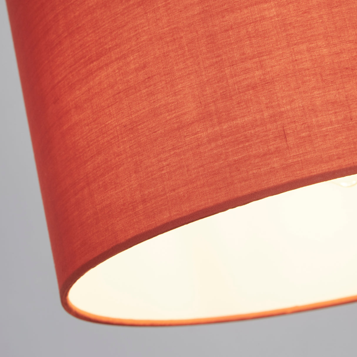 Searchlight Electric Clyde Drum Shade 30cm - Terracotta SO701918