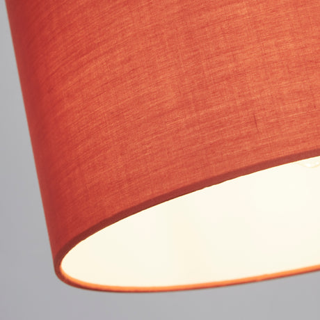 Searchlight Electric Clyde Drum Shade 30cm - Terracotta SO701918