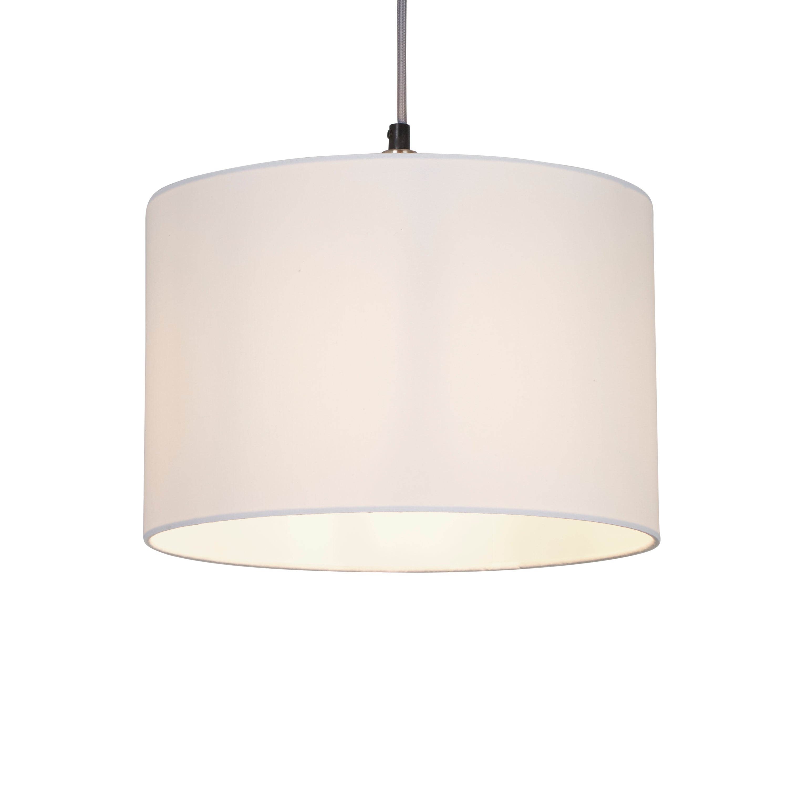 Clyde Drum Shade 30cm - White