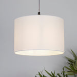 Searchlight Electric Clyde Drum Shade 30cm - White SO701919