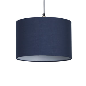 Searchlight Electric Clyde Drum Shade 30cm - Navy SO701920