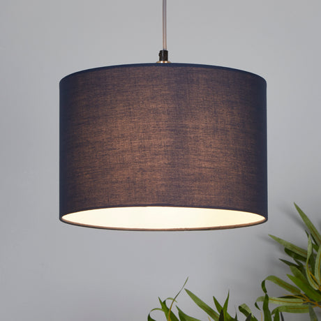 Searchlight Electric Clyde Drum Shade 30cm - Navy SO701920