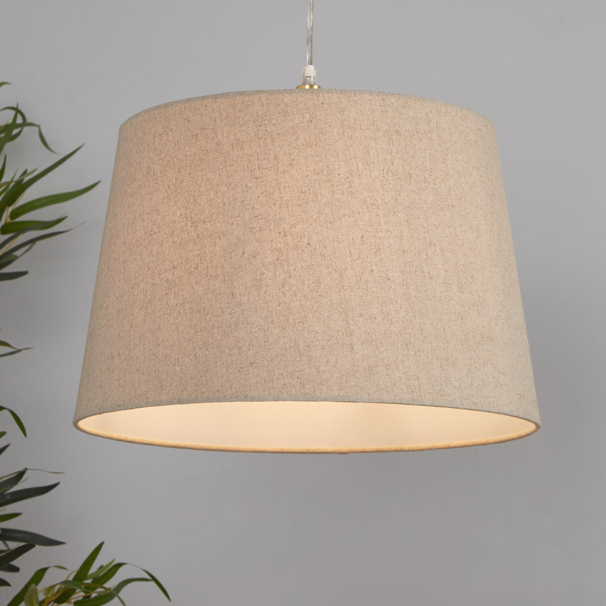 Searchlight Electric LINEN TAPERED SHADE 40CM NATURAL SO701921