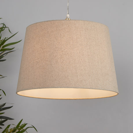 Searchlight Electric LINEN TAPERED SHADE 40CM NATURAL SO701921