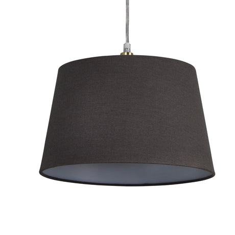 Searchlight Electric Finn Tapered Shade 30Cm Charcoal SO701923