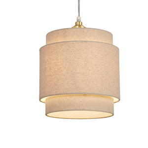 Finn Tiered Shade 25Cm Natural