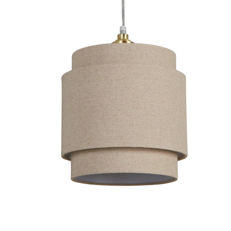 Searchlight Electric Finn Tiered Shade 25Cm Natural SO701926