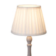 Raye Taper Pleat Silk Shade 20Cm White