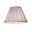 Raye Taper Pleat Silk Shade 30Cm Silver