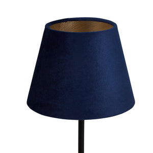 Searchlight Electric Velvet Drum Shade 20Cm Navy SO701952