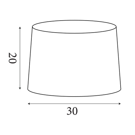 Searchlight Electric Velvet Drum Shade 30Cm Teal SO701953