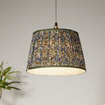 Searchlight Electric Vintage Print Shade Ochreÿ 30cm SO701955