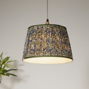 Searchlight Electric Vintage Print Shade Ochreÿ 30cm SO701955