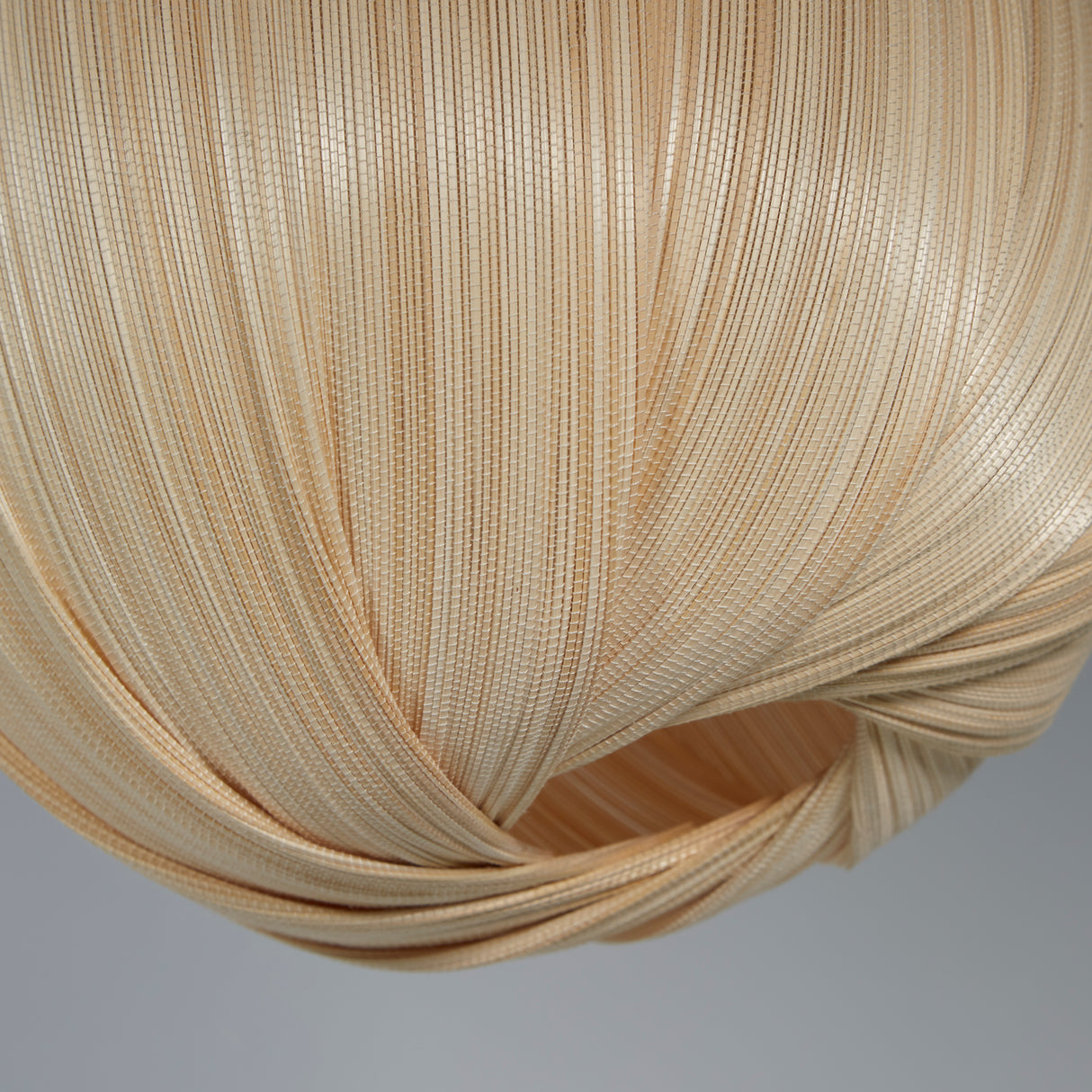 Searchlight Electric Shade - Natrual Round Bamboo 30cm SO701959