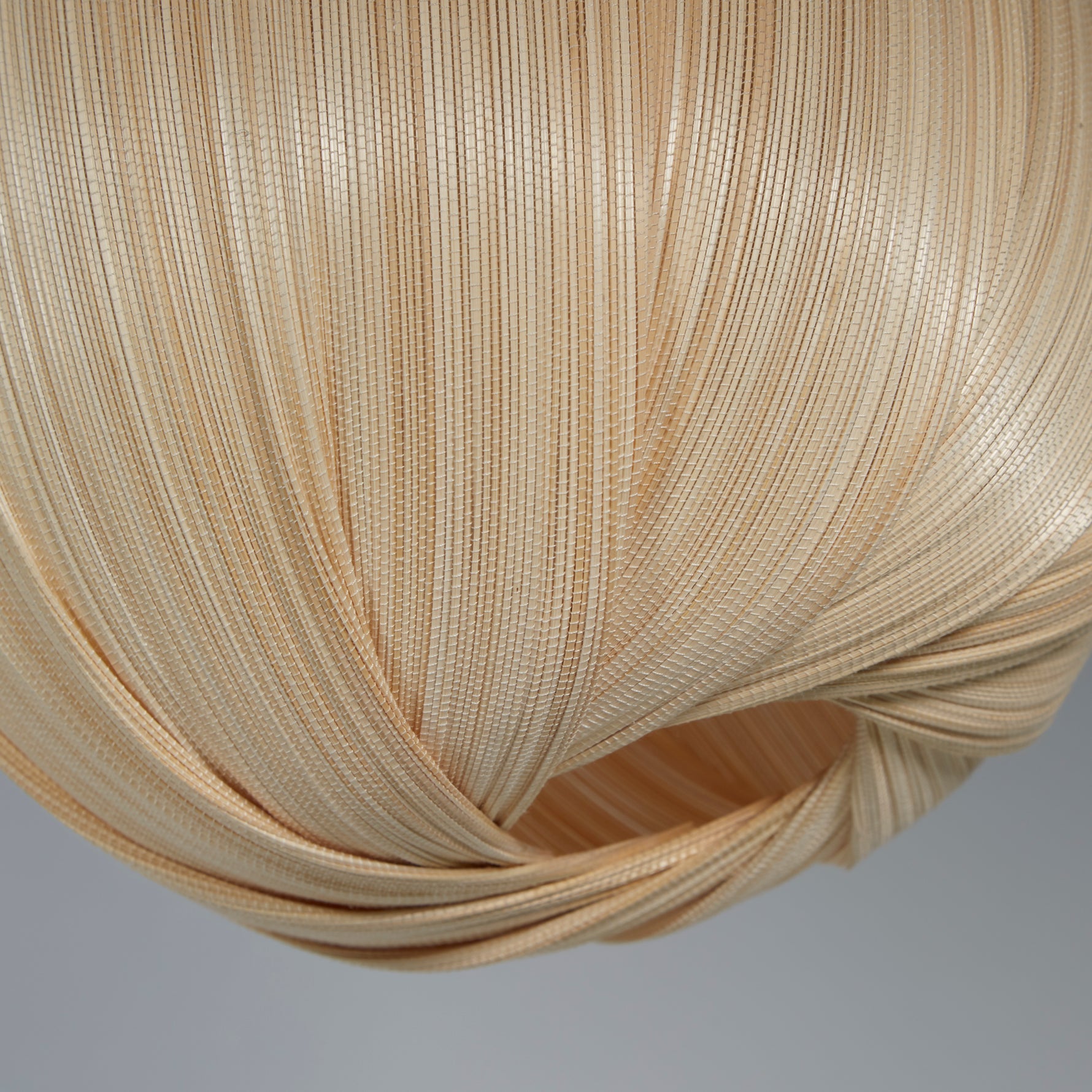 Searchlight Electric Shade - Natrual Round Bamboo 30cm SO701959