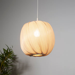 Searchlight Electric Shade - Natrual Round Bamboo 30cm SO701959
