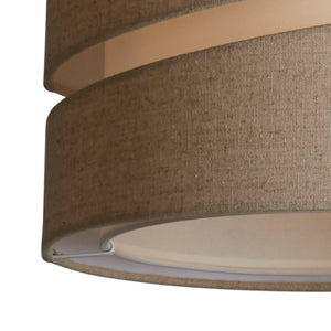 Searchlight Electric Finn 2 Tier 28cm shade Natural SO701978