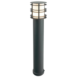 Norlys Stockholm 1 Light Large Bollard - Black ST-BOL-L-E27-BLK