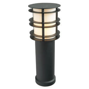 Norlys Stockholm 1 Light Medium Bollard - Black ST-BOL-M-E27-BLK