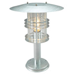 Norlys Stockholm 1 Light Grande Pedestal - Galvanised ST3-G-GAL