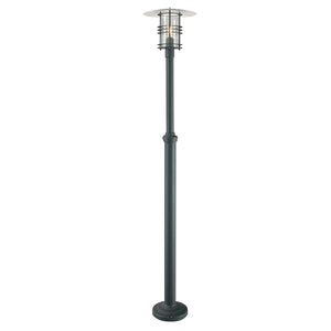 Norlys Stockholm 1 Light Grande Lamp Post - Black ST5-G-BLACK