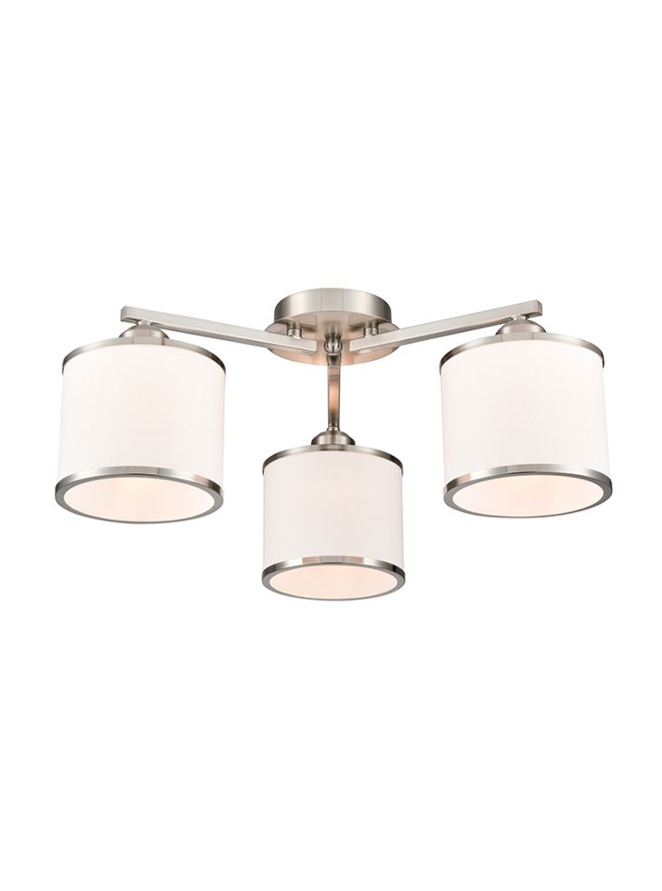 Franklite Sirius 3lt Fitting in Satin Nickel Sirius part no - FL2495-3