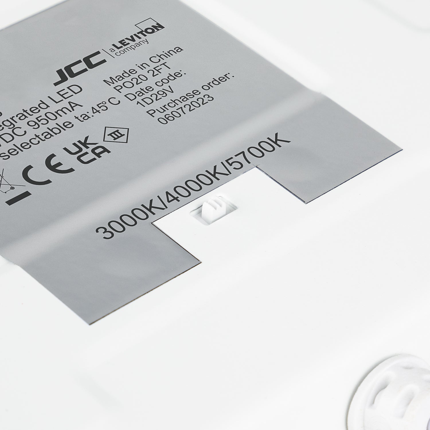 JCC Lighting JC080211 Skytile Base 1200x300mm 30W IP40 CCT 3000/4000/5700K TP(a) UGR <19 DSI
